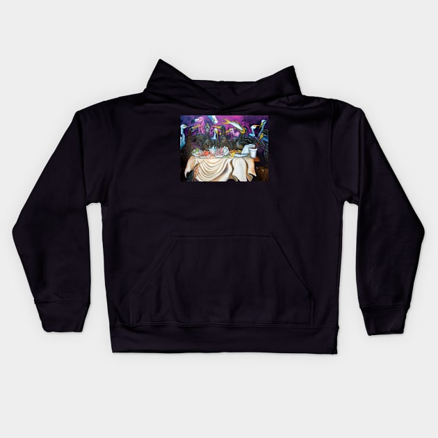 For the Birds Kids Hoodie by TereCurl